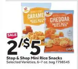 Stop&Shop Stop & Shop Mini Rice Snacks offer