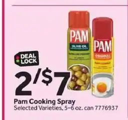 Stop&Shop Pam Cooking Spray offer