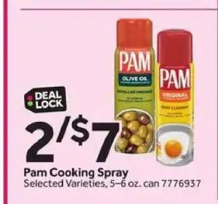 Stop&Shop Pam Cooking Spray offer