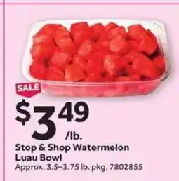 Stop&Shop Stop & Shop Watermelon Luau Bowl offer