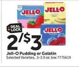 Stop&Shop Jell-O Pudding or Gelatin offer