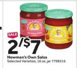 Stop&Shop Newman's Own Salsa offer