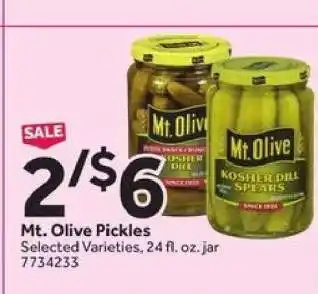Stop&Shop Mt. Olive Pickles offer