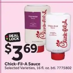 Stop&Shop Chick-Fil-A Sauce offer