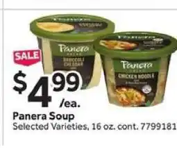 Stop&Shop Panera Soup offer