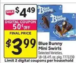 Stop&Shop Blue Bunny Mini Swirls offer
