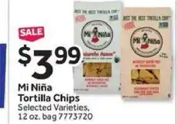 Stop&Shop Mi Niña Tortilla Chips offer