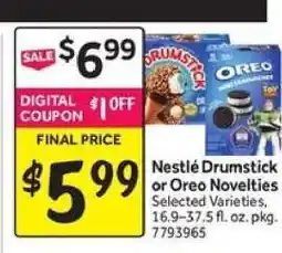 Stop&Shop Nestlé Drumstick or Oreo Novelties offer