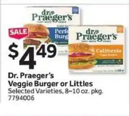 Stop&Shop Dr. Praeger's Veggie Burger or Littles offer
