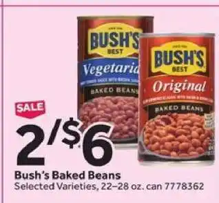 Stop&Shop Bush's Baked Beans offer