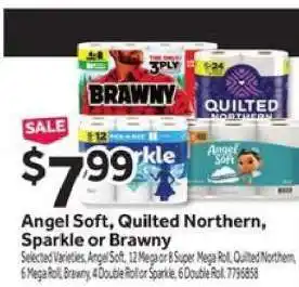 Stop&Shop Angel Soft, Quilted Northern, Sparkle or Brawny offer