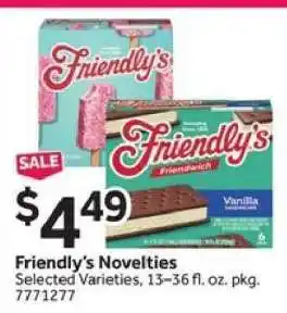Stop&Shop Friendly's Novelties offer