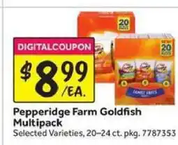 Stop&Shop Pepperidge Farm Goldfish Multipack offer