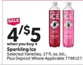 Stop&Shop Sparkling Ice offer