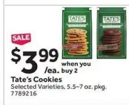 Stop&Shop Tate's Cookies offer
