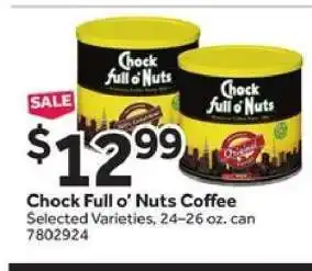 Stop&Shop Chock Full o'Nuts Coffee offer