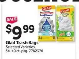 Stop&Shop Glad Trash Bags offer