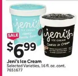 Stop&Shop Jeni's Ice Cream offer