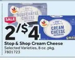 Stop&Shop Stop & Shop Cream Cheese offer