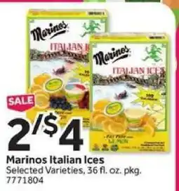 Stop&Shop Marinos Italian Ices offer