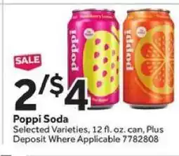 Stop&Shop Poppi Soda offer