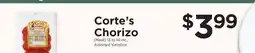 ShopRite Corte's Chorizo offer