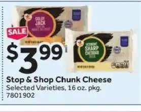 Stop&Shop Stop & Shop Chunk Cheese offer