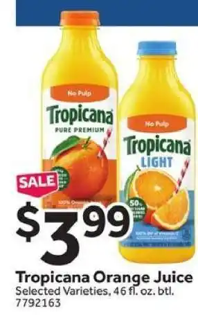 Stop&Shop Tropicana Orange Juice offer