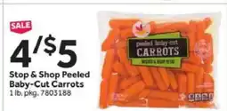 Stop&Shop Stop & Shop Peeled Baby-Cut Carrots offer