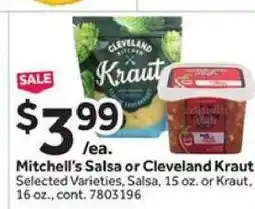 Stop&Shop Mitchell’s Salsa or Cleveland Kraut offer