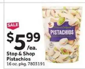 Stop&Shop Stop & Shop Pistachios offer