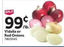 Stop&Shop Vidalia or Red Onions offer