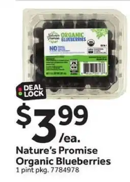 Stop&Shop Nature’s Promise Organic Blueberries offer