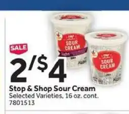Stop&Shop Stop & Shop Sour Cream offer