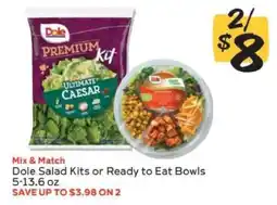 Winn Dixie Dole Salad Kits or Ready to Eat Bowls offer