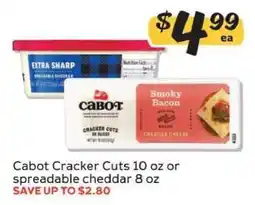 Winn Dixie Cabot Cracker Cuts or Spreadable Cheddar offer