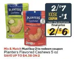 Winn Dixie Planters Flavored Cashews offer