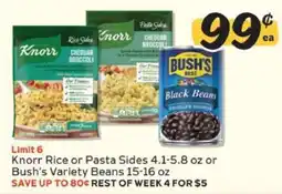 Winn Dixie Knorr Rice or Pasta Sides or Bush's Variety Beans offer