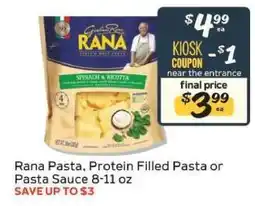 Winn Dixie Rana Pasta, Protein Filled Pasta or Pasta Sauce offer