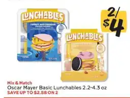 Winn Dixie Oscar Mayer Basic Lunchables offer