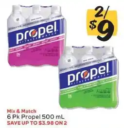 Winn Dixie 6 Pk Propel 500 mL offer