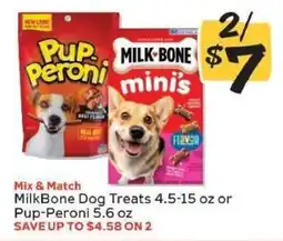 Winn Dixie MilkBone Dog Treats or Pup-Peroni offer
