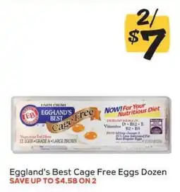 Winn Dixie Eggland's Best Cage Free Eggs Dozen offer