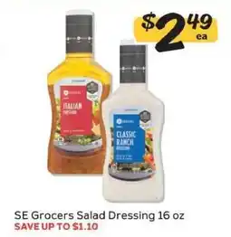 Winn Dixie SE Grocers Salad Dressing offer
