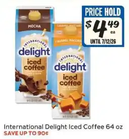 Winn Dixie International Delight Iced Coffee 64 oz offer