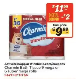 Winn Dixie Charmin Bath Tissue offer