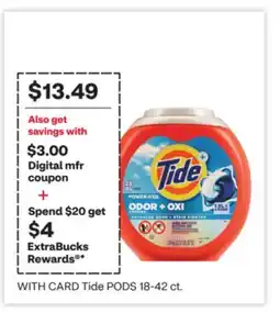 CVS Tide PODS offer