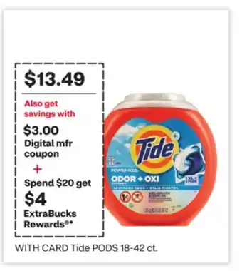 CVS Tide PODS offer