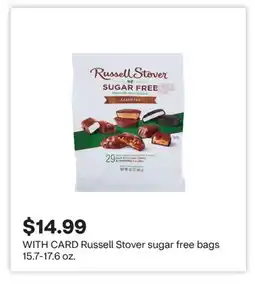 CVS Russell Stover sugar free bags 15.7-17.6 oz offer