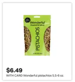 CVS Wonderful pistachios offer